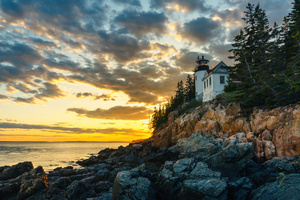 Bass Harbor Golden Hour