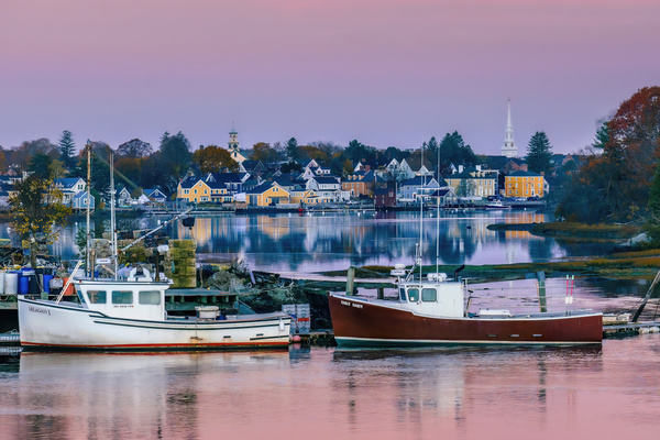 Pink Harbor Print