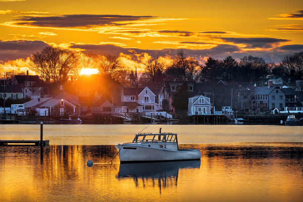 South End Sunset Print
