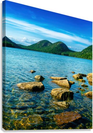 Summer at Jordan Pond Canvas Print