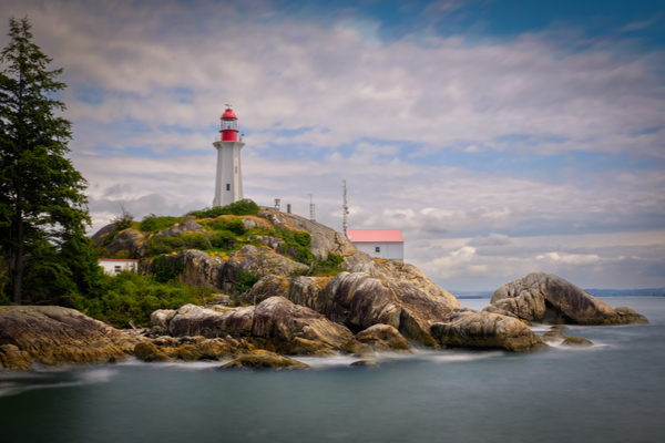 Peaceful Lighthouse by Deb Friesen