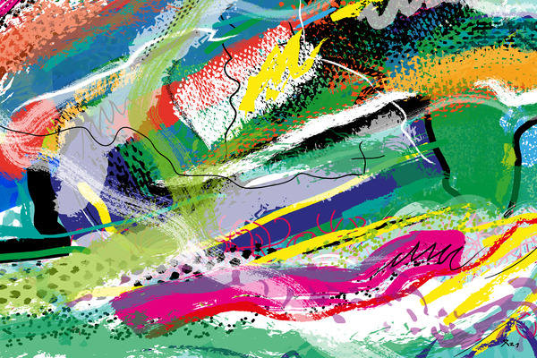 Abstractionwave 003-07 Print