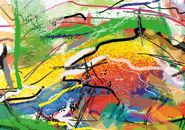 Abstractionwave 005-18 Print