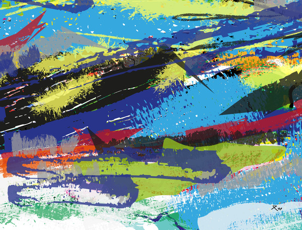 Abstractionwave 008-07 Print