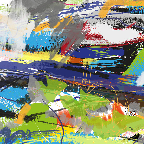 Abstractionwave 010-22 by XIBUUUSTUDIO