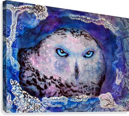 Ole Blue Eyes Canvas Print