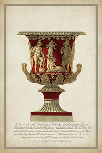 Diana Vase in Red
