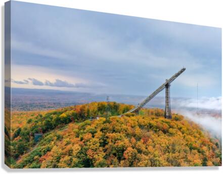 ski jump Canvas Print