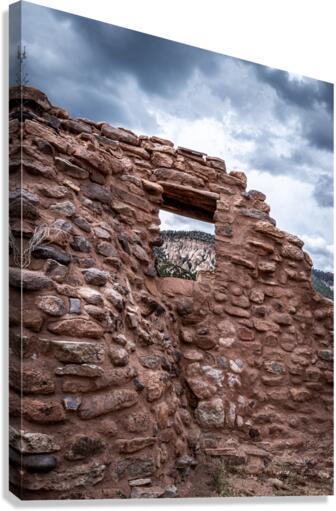 Through the Window Canvas Print