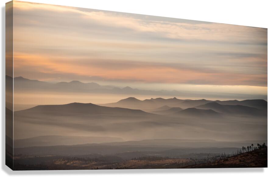 Mountain Overlook Canvas Print