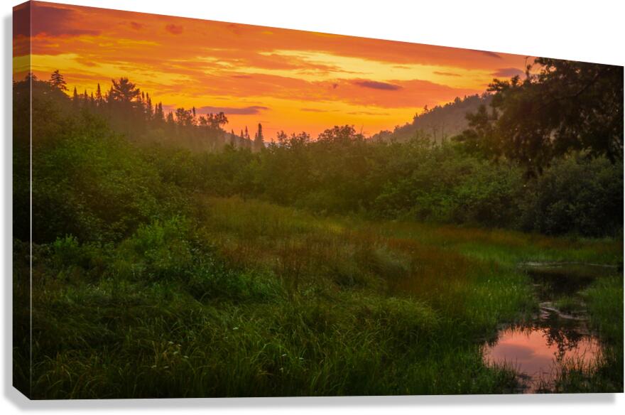 Adirondack Sunset Canvas Print