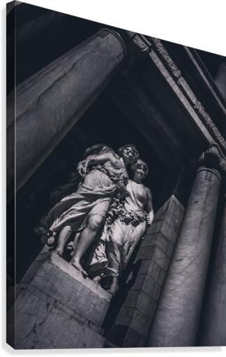 Statue Canvas Print