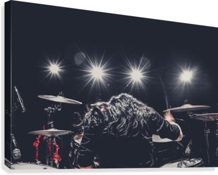 Drummer Canvas Print