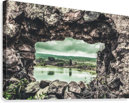 Rock Frame Canvas Print