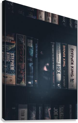 Evil Shelf Canvas Print