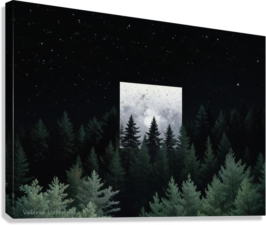 Howling Night Canvas Print