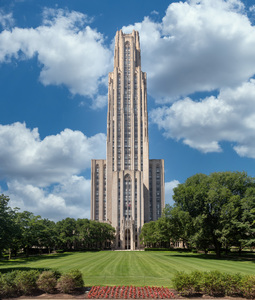 Cathedral of Learning building at the University of Pittsburgh