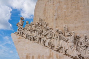 Monument of the Discoveries in Belem near Lisbon