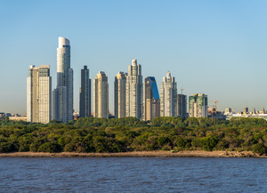 Modern apartments and offices of Puerto Madero in Buenos Aires