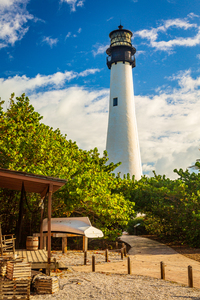 Cape Florida lighthouse in Bill Baggs