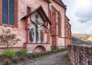 Town of Hirschhorn Hesse Germany