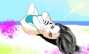 Beach girl