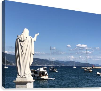Rapallo coast Canvas Print