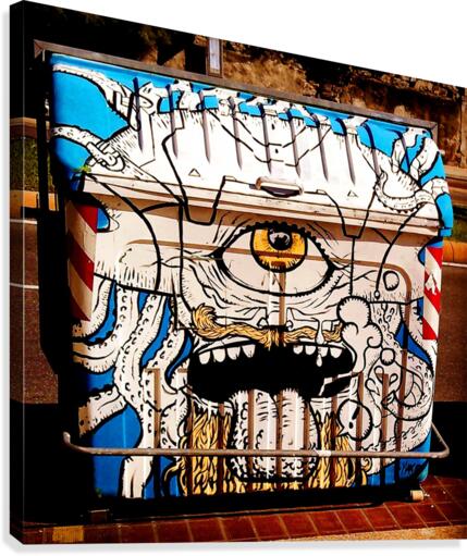 Monster Trash Canvas Print