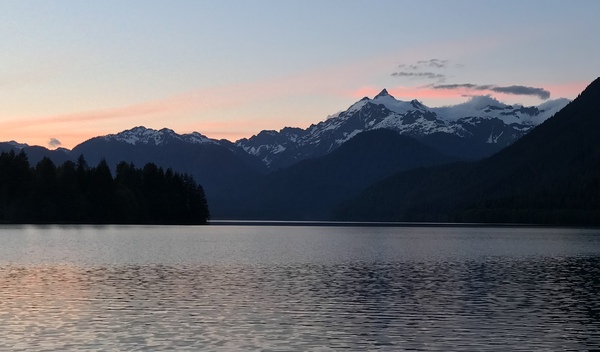 Sunset in the Cascades by Lou Toni Photography