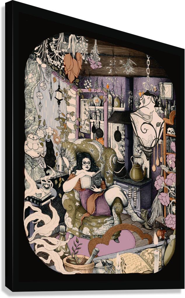 Bookworm Canvas Print