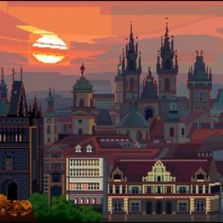 prague skyline