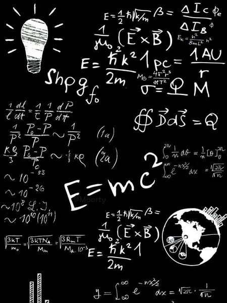 Mathematics pattern Print