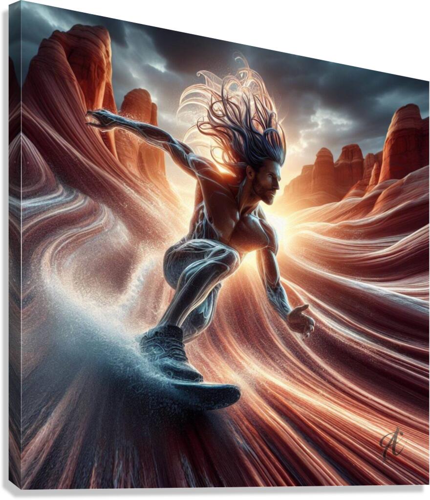 RockSurfer Canvas Print