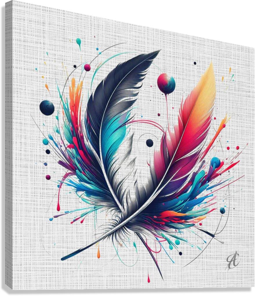 Feathers Canvas Print