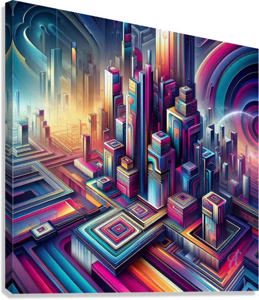 The city  Canvas Print