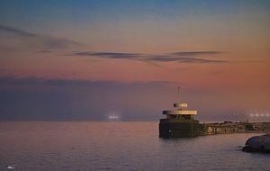 Sunset Over the Forgotten Vessel