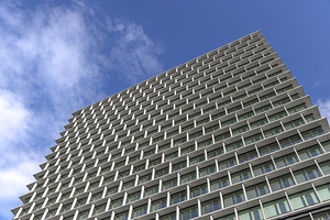 Modern office building facade