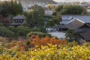 Stunning view of ginkaku ji also known as silver pavilion