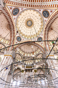 Interior view of Fatih mosque in istanbul