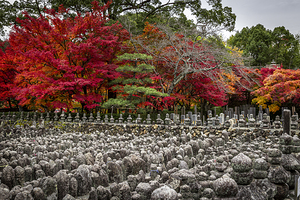 detail of Adashino Nenbutsuji temple