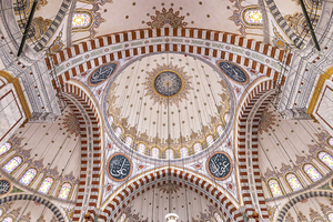 Fatih mosque in the city of Istanbul.