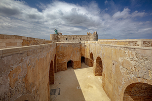 Maniace castle in Syracuse. 