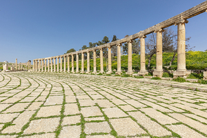 Roman columns in amman