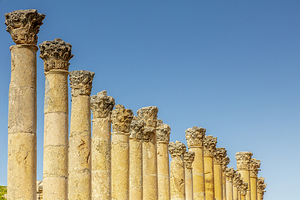 Roman columns in amman