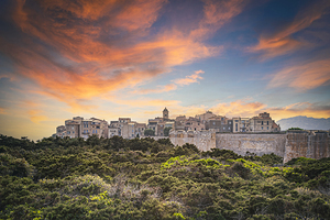 view of the city of Bonifacio 