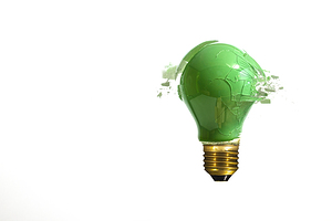green bulb breaking