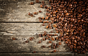 espresso and coffee grain