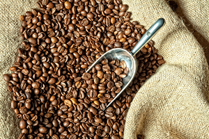 espresso and coffee grain