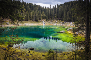 carezza lake in italy