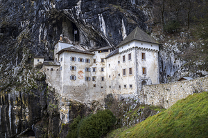 castle of predjama in slovenia